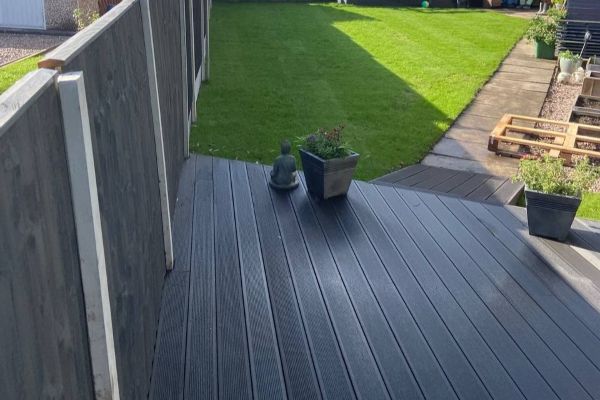 Landscaping and block paving in Manchester with patio and garden installation