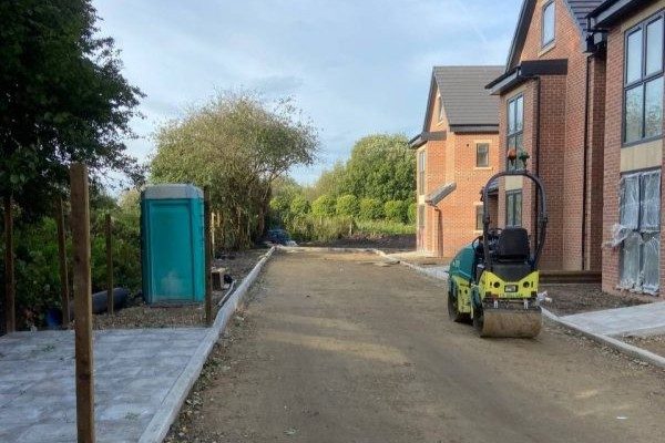Dropped kerb and roadworks installation in Manchester for safe property access